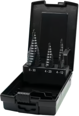 Phantom 49.418 HSS Set Getrapte Plaatboren‚ TiAlN, Ergo-Step, gespiraliseerd, Ø4-30 mm