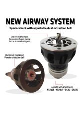 Airway systeem voor frezen t/m schacht Ø16 mm. HSK63F + afdekplaat