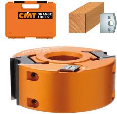 CMT universele aluminium freeskop Ø 118 x 40 mm., asgat Ø40mm. MAN met voorsnijders (in koffer, incl. messen)