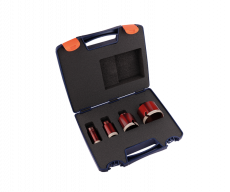 Rotec diamantboorkroonset, 4-delig, M14, ø25, 32, 50 en 68 mm