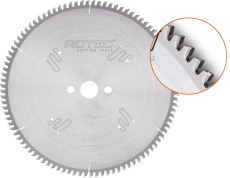 ROTEC HM Zaagblad Ø350x3,3/2,8xø30 Z96 TF neg.