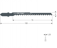 Rotec decoupeerzaagblad DC330