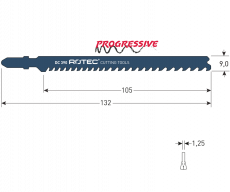 Rotec decoupeerzaagblad DC390