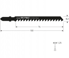 Rotec decoupeerzaagblad DC860