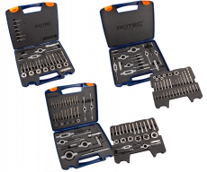 Rotec Handtap- en snijplaatset, metrisch [M], in kunststof koffer