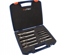 HSS-E ruwfrezenset, in kunststof koffer, Ø5 t/m 20