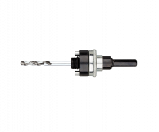 Rotec Quick-Lock gatzaaghouder met centreerboor, 6-kant 9, tbv gatzagen ø32-210