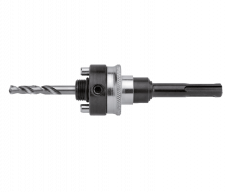 Rotec Quick-Lock gatzaaghouder met centreerboor, SDS-plus, tbv gatzagen ø32-210