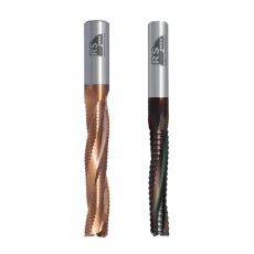 SF01 Schrobfrees VHM, coating, opwaartse spiraal/positief, RH, Z3, Ø10 t/m 12