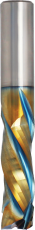 X90 afwerkfrees VHM, platina-coating, positieve en negatieve spiraal, RH, Ø8 t/m 16