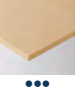 Onbehandeld MDF (zeer geschikt)
