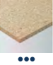 Onbehandeld spaanplaat (zeer geschikt)