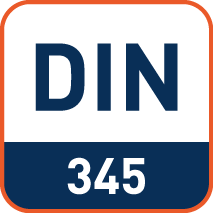 Afmetingen volgens DIN345