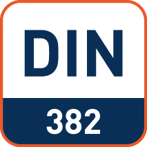 Afmetingen volgens DIN382