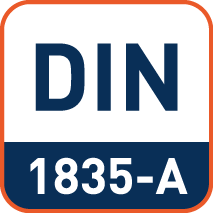 Cilindrische schacht DIN 1835-A