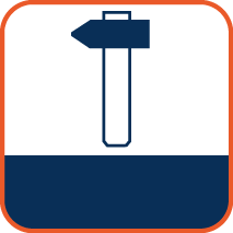 Geschikt voor kloppend gebruik (met hamer-functie)