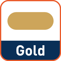 Goudkleurige coating (gebronzeerd)