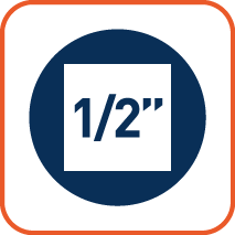 Opname binnenzeskant 1/2"