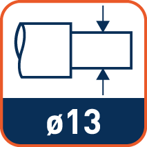 Schacht afgedraaid naar Ø13