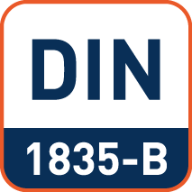 Schacht met weldonvlak volgens DIN1835-B