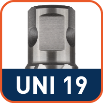 Universele opname Ø3/4 (Ø19,05mm)