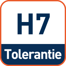 Voor gaten met een H7-tolerantie