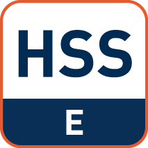 (Werkzaam deel) gemaakt uit geslepen gelegeerd HSS (snelstaal)