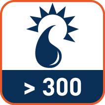 Vanaf Ø300 geschikt voor nat en droog gebruik