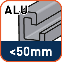 Voor het bewerken van aluminium (tot 50mm)
