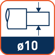 schacht afgedraaid naar ø10